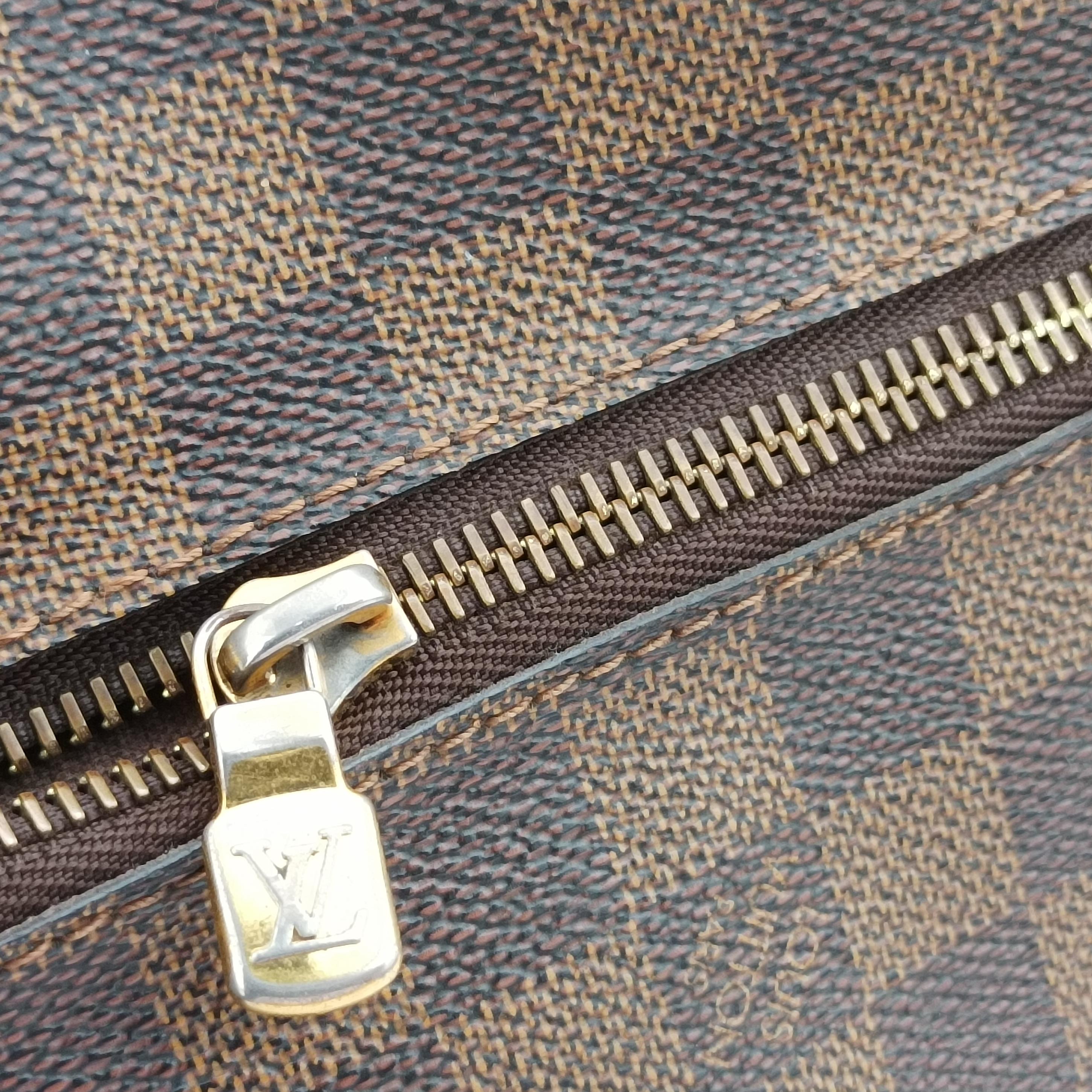 Vintage Louis Vuitton BROOKLYN MM EBENE Damier Canvas N51211 shoulderbag | stylenewstar