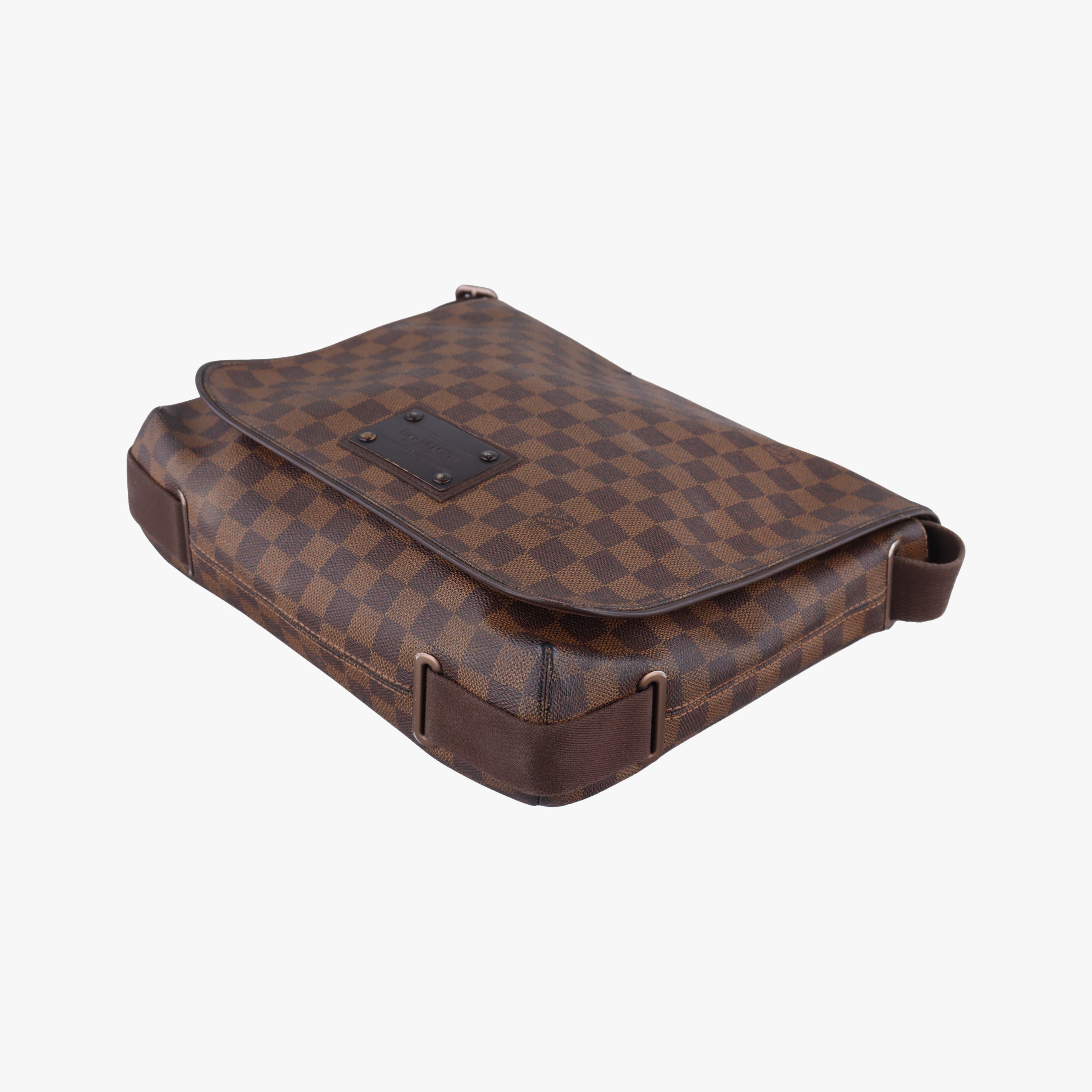 Vintage Louis Vuitton BROOKLYN MM EBENE Damier Canvas N51211 shoulderbag | stylenewstar