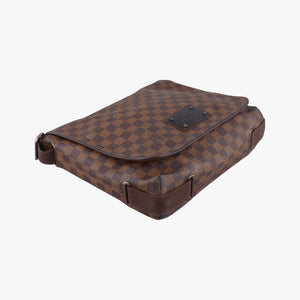 Vintage Louis Vuitton BROOKLYN MM EBENE Damier Canvas N51211 shoulderbag | stylenewstar