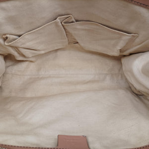 Secondhand Gucci Emily Brown×Pink canvas×leather 295403 shoulderbag | stylenewstar