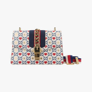 Pre-owned Gucci Sylvie Multicolour Leather 524405 shoulderbag | stylenewstar