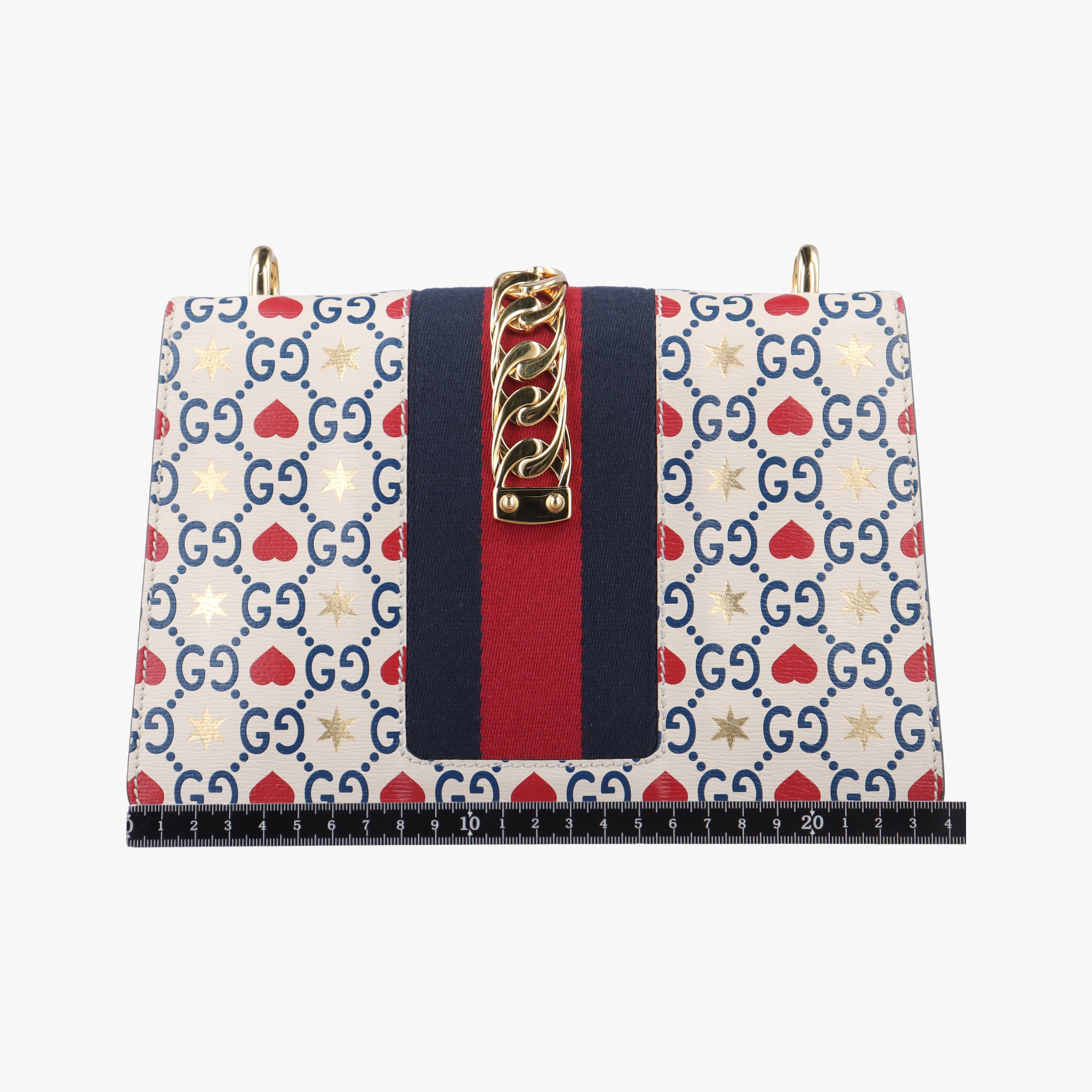 Pre-owned Gucci Sylvie Multicolour Leather 524405 shoulderbag | stylenewstar