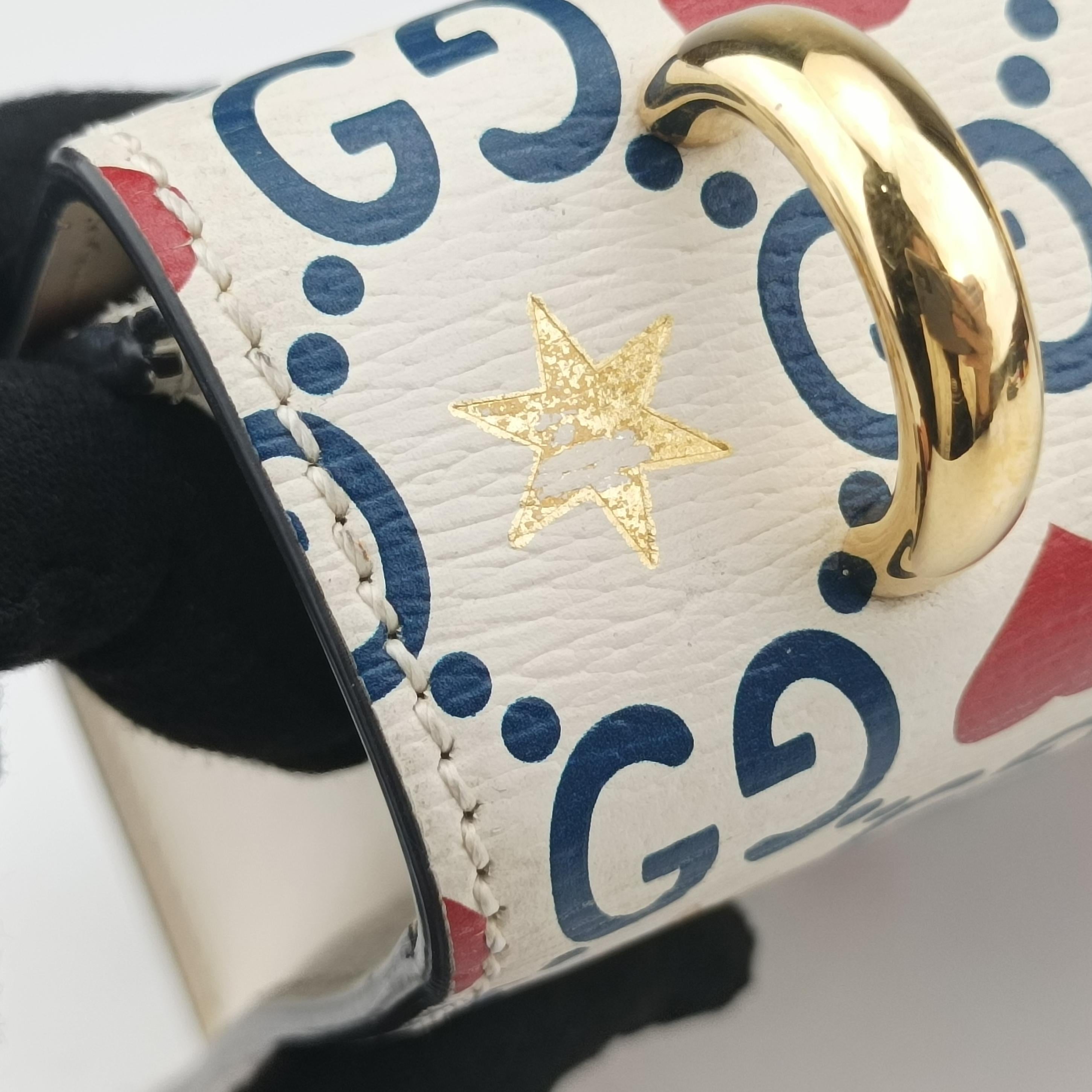 Pre-owned Gucci Sylvie Multicolour Leather 524405 shoulderbag | stylenewstar