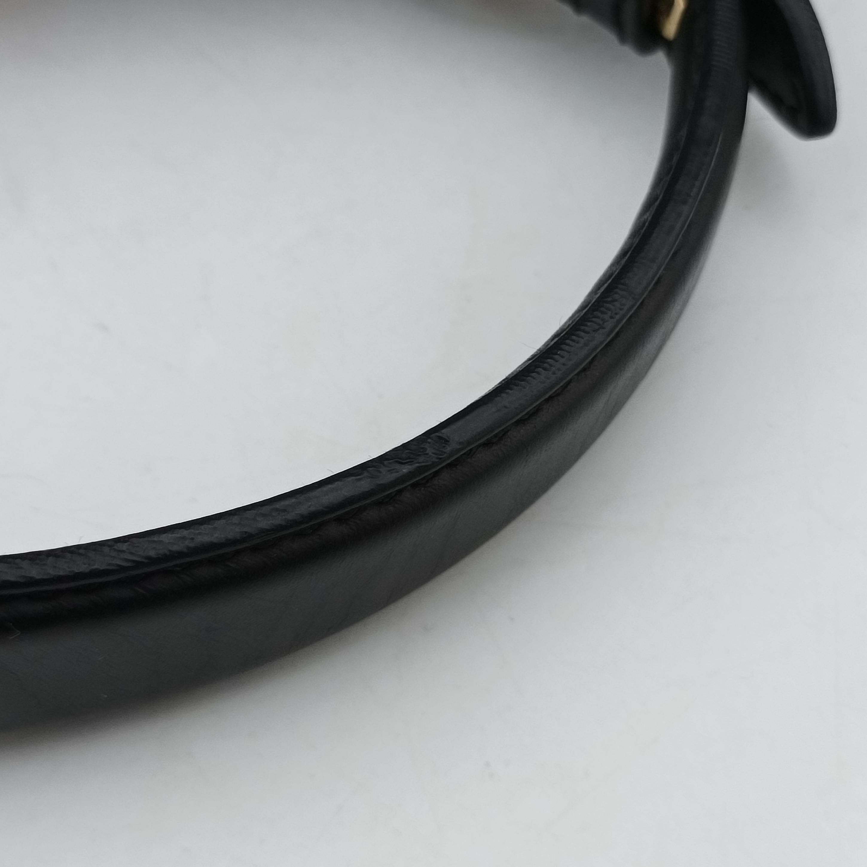 Pre-owned Gucci Sylvie Black Leather 470270 shoulderbag | stylenewstar