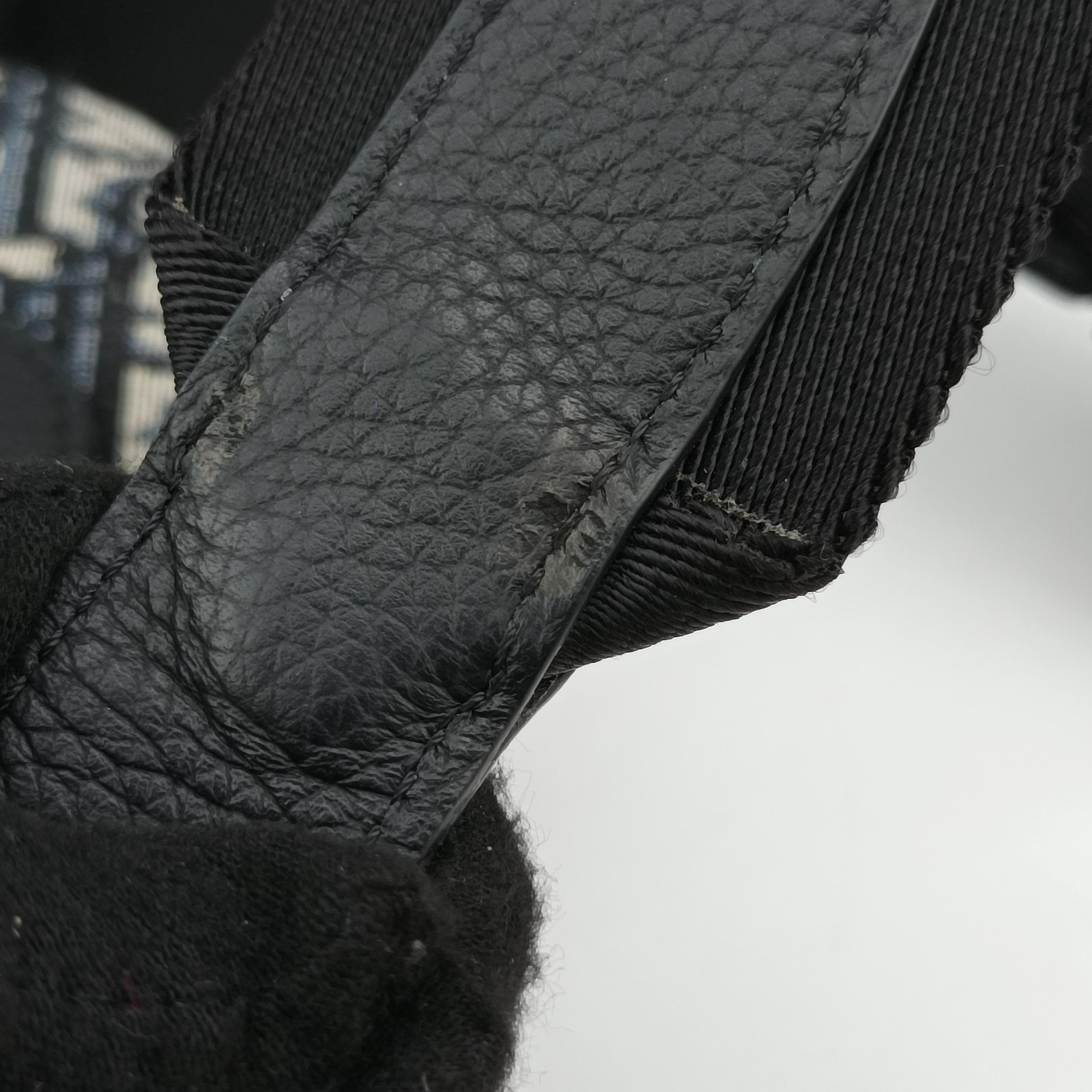 Secondhand Christian Dior Saddle Pouch Navy×Gray Jacquard  shoulderbag | stylenewstar