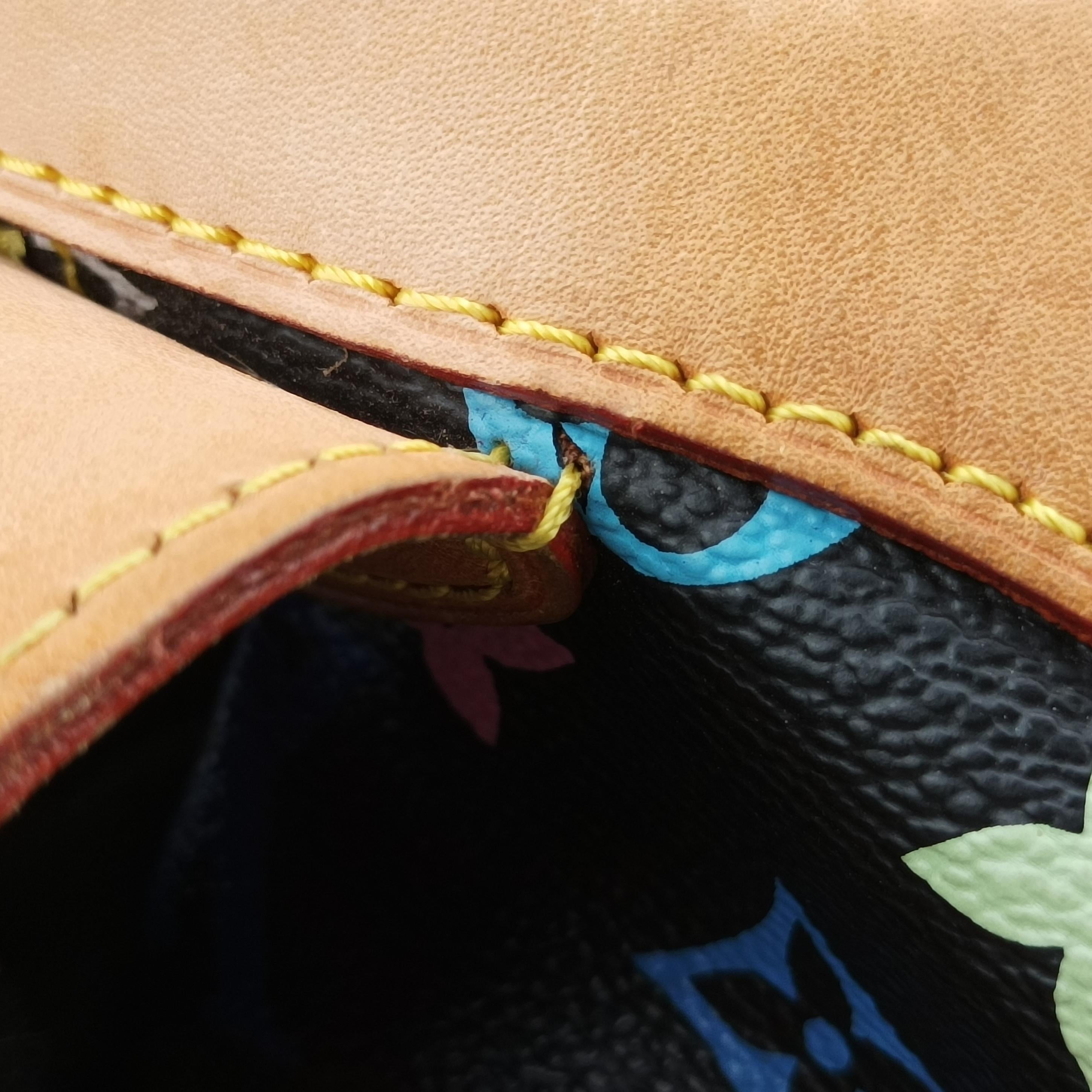 Pre-owned Louis Vuitton URSULA Noir Monogram Multicolor M40124 handbag | stylenewstar