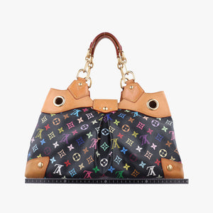Pre-owned Louis Vuitton URSULA Noir Monogram Multicolor M40124 handbag | stylenewstar