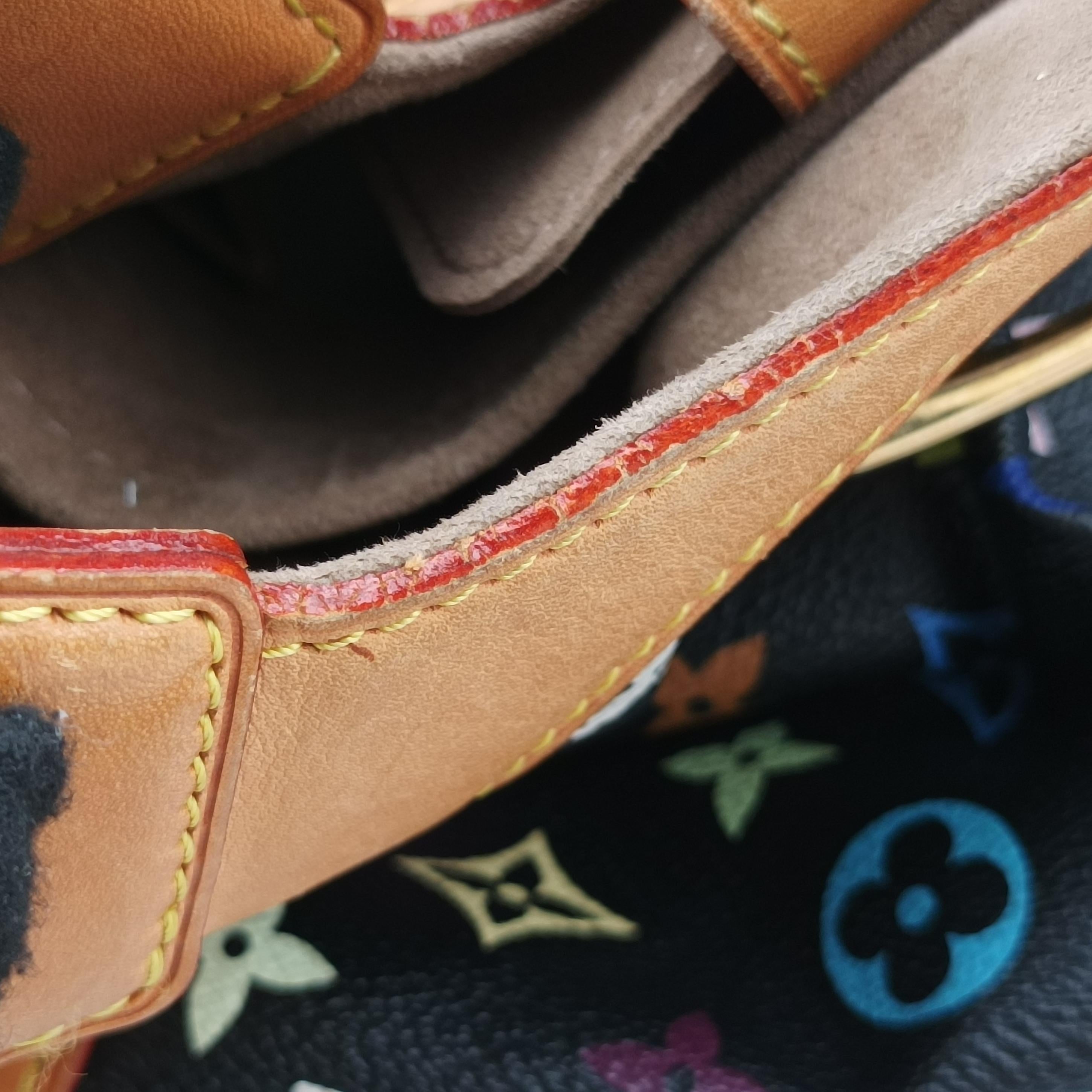 Pre-owned Louis Vuitton URSULA Noir Monogram Multicolor M40124 handbag | stylenewstar