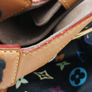 Pre-owned Louis Vuitton URSULA Noir Monogram Multicolor M40124 handbag | stylenewstar