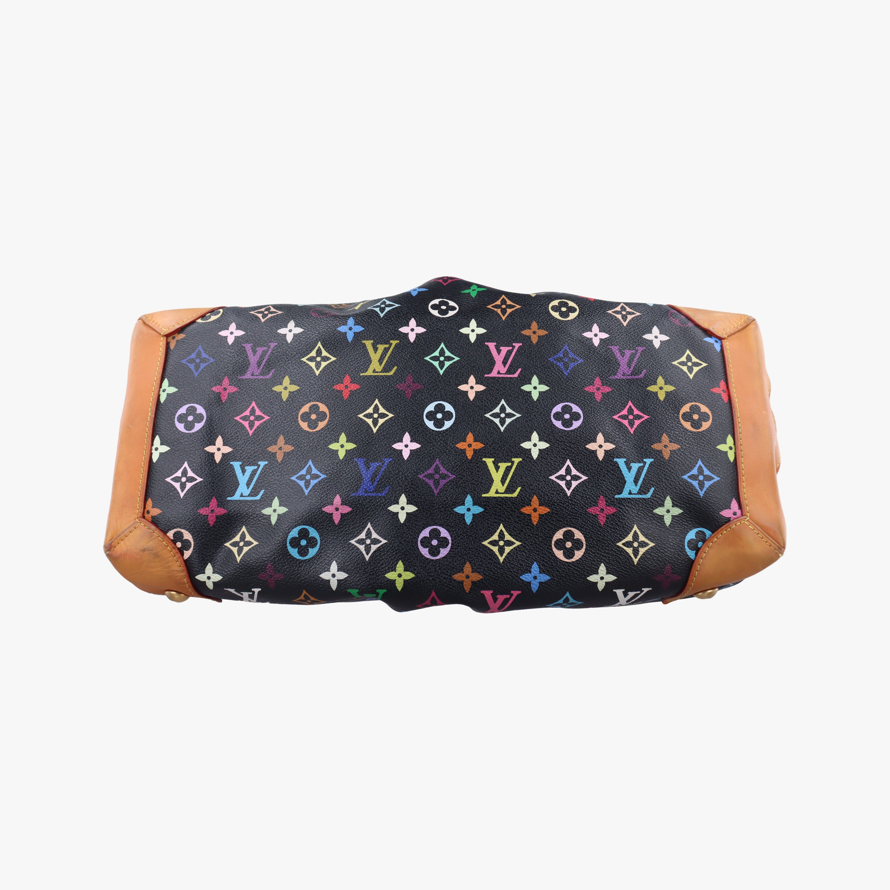 Pre-owned Louis Vuitton URSULA Noir Monogram Multicolor M40124 handbag | stylenewstar