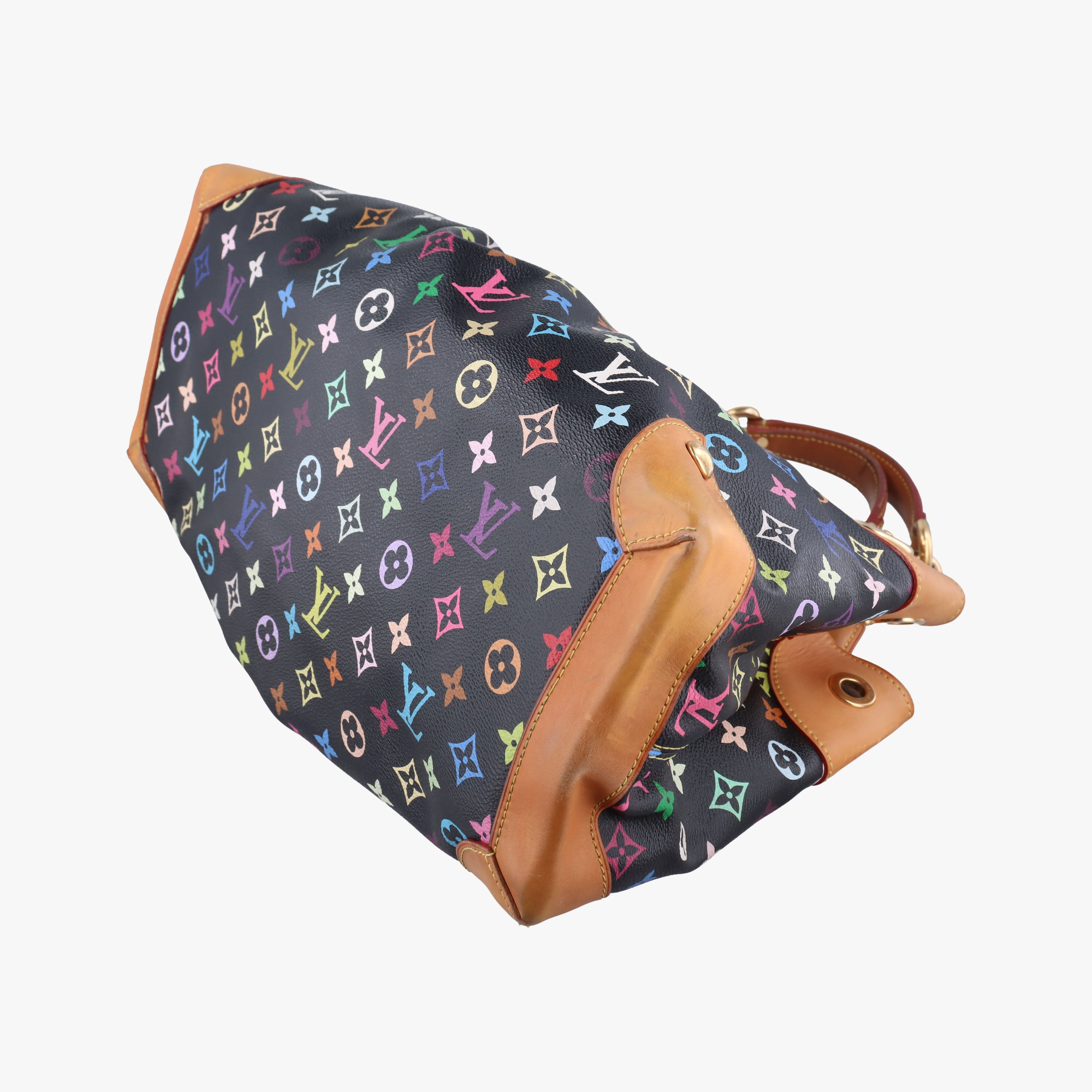 Pre-owned Louis Vuitton URSULA Noir Monogram Multicolor M40124 handbag | stylenewstar