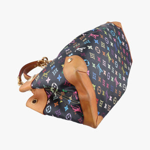 Pre-owned Louis Vuitton URSULA Noir Monogram Multicolor M40124 handbag | stylenewstar