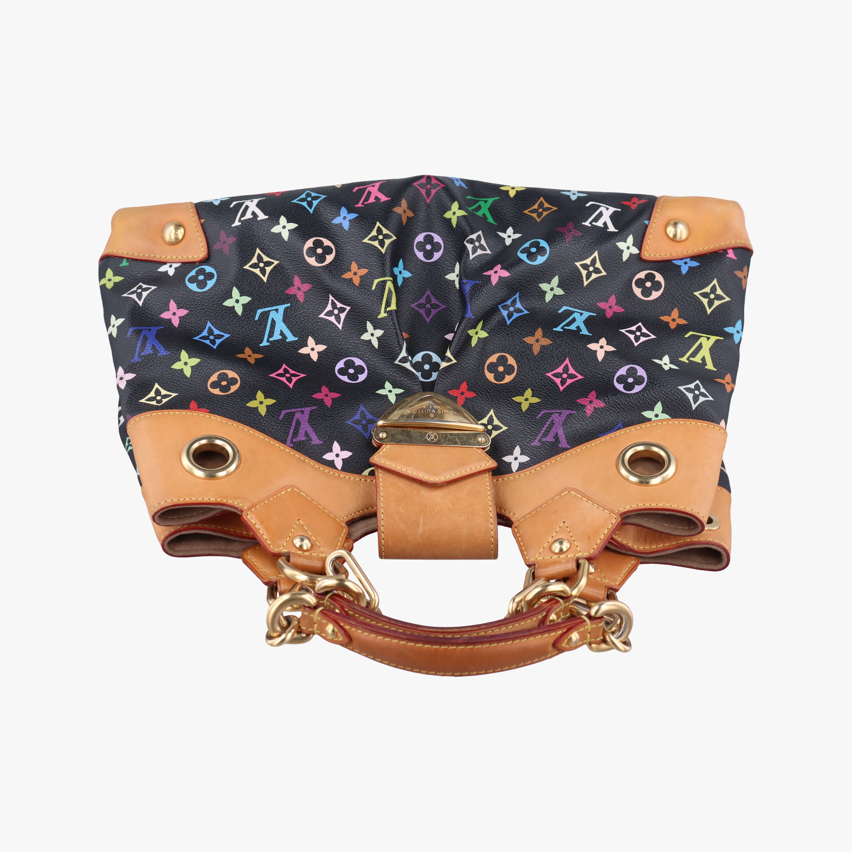 Pre-owned Louis Vuitton URSULA Noir Monogram Multicolor M40124 handbag | stylenewstar