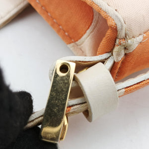 Pre-owned Fendi Baguette pink×orange canvas 226226 handbag | stylenewstar