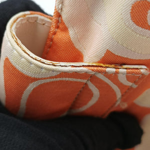 Pre-owned Fendi Baguette pink×orange canvas 226226 handbag | stylenewstar