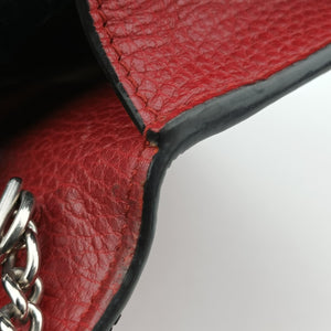 Secondhand Gucci Dionysus Red Leather 476432 shoulderbag | stylenewstar