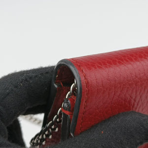 Secondhand Gucci Dionysus Red Leather 476432 shoulderbag | stylenewstar