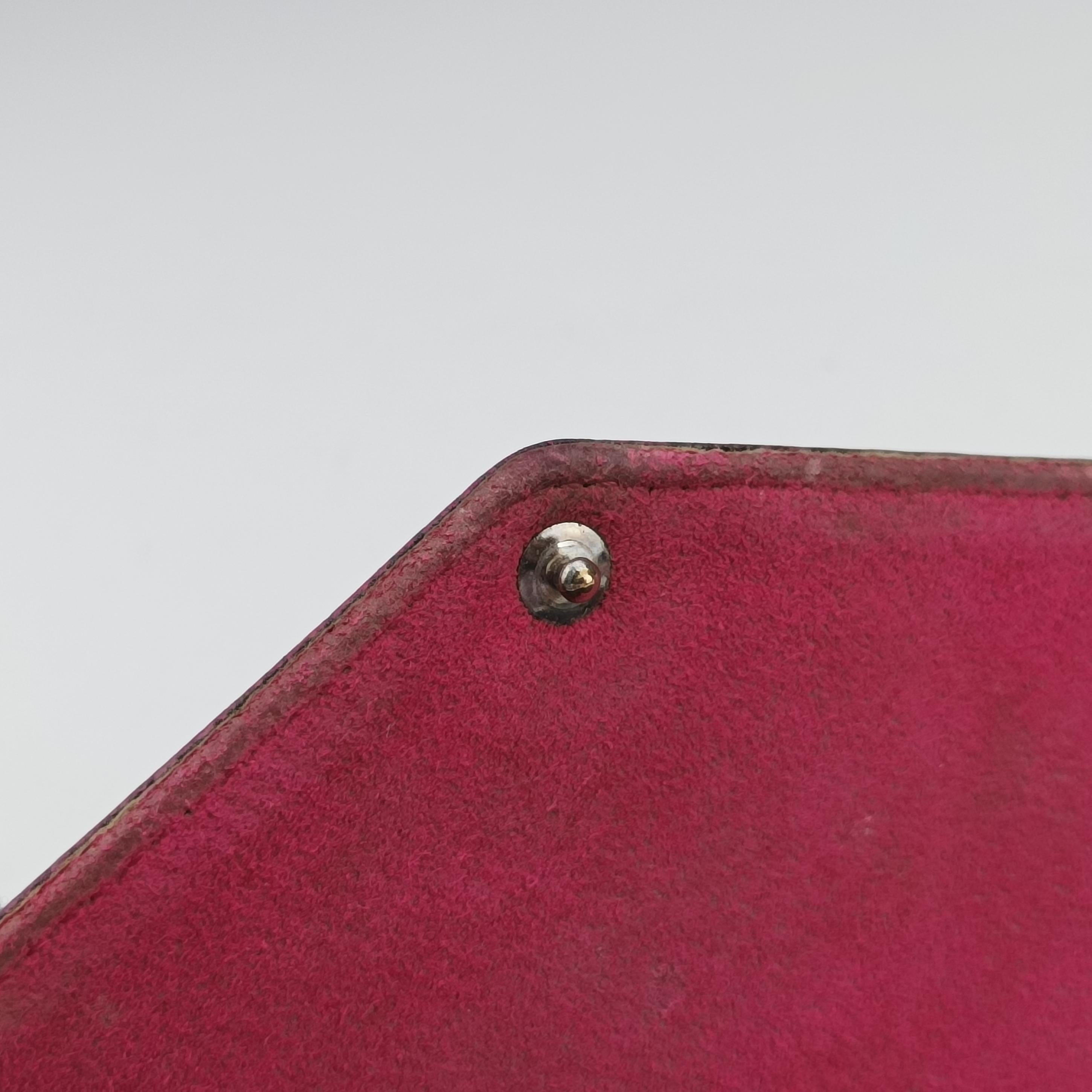 Pre-owned Louis Vuitton Pochette Felice Noir×Pink Epi M64579 shoulderbag | stylenewstar