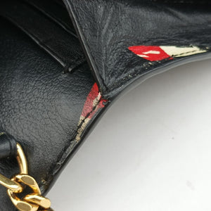 Vintage Yves Saint Laurent KATE Black×multicolor Leather 377829 shoulderbag | stylenewstar