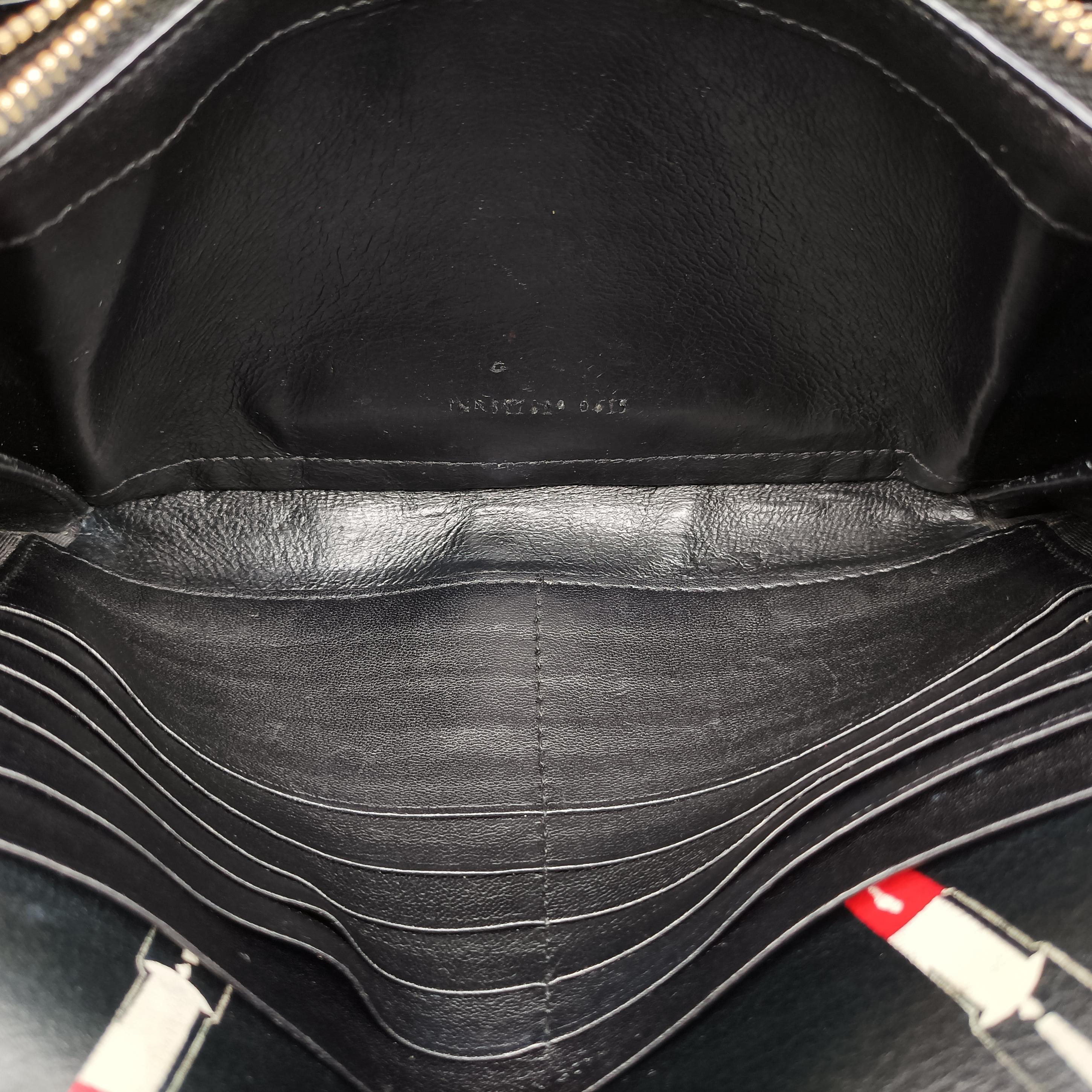 Vintage Yves Saint Laurent KATE Black×multicolor Leather 377829 shoulderbag | stylenewstar