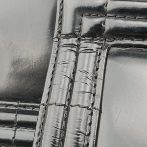 Secondhand Chanel Jetsetter Boy Shopping Tote Black Leather A67020 shoulderbag | stylenewstar