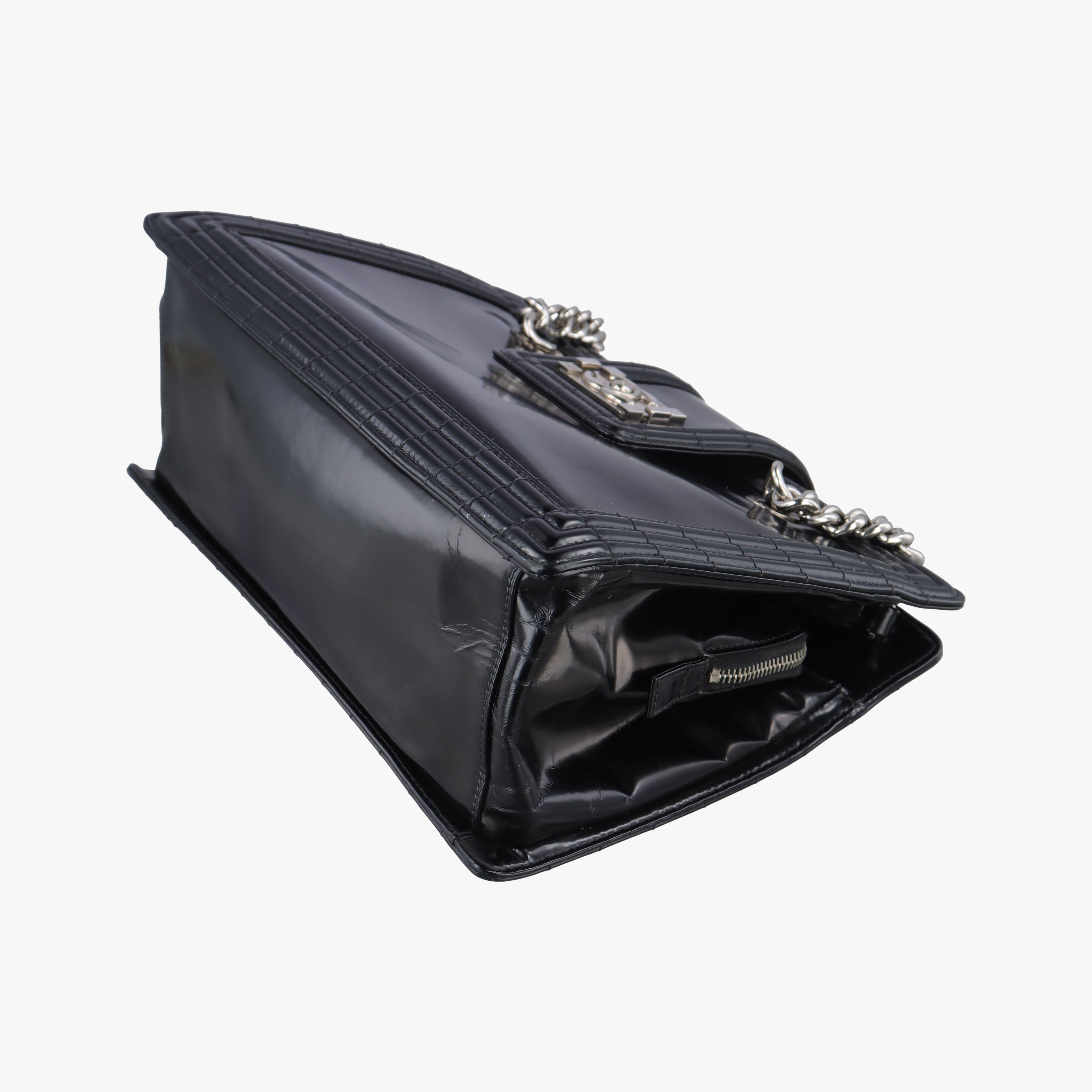 Secondhand Chanel Jetsetter Boy Shopping Tote Black Leather A67020 shoulderbag | stylenewstar