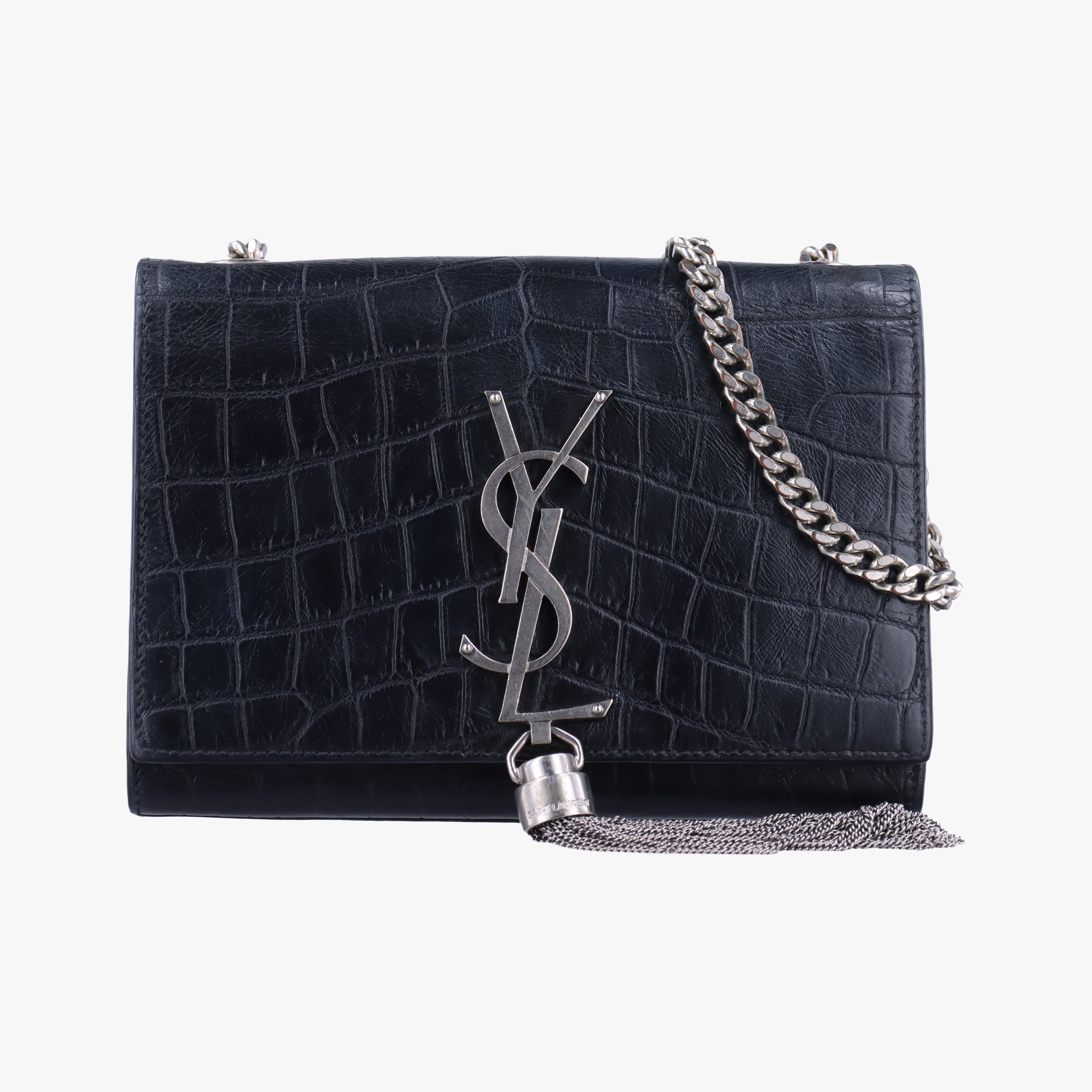 Vintage Yves Saint Laurent KATE Black Leather 354120 shoulderbag | stylenewstar