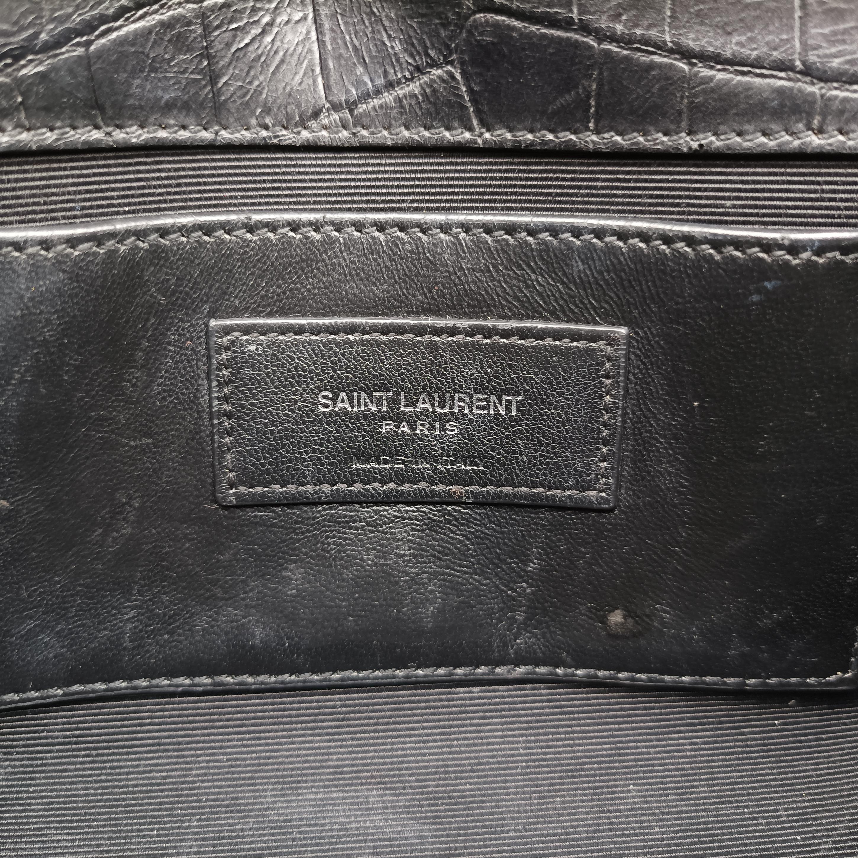 Vintage Yves Saint Laurent KATE Black Leather 354120 shoulderbag | stylenewstar
