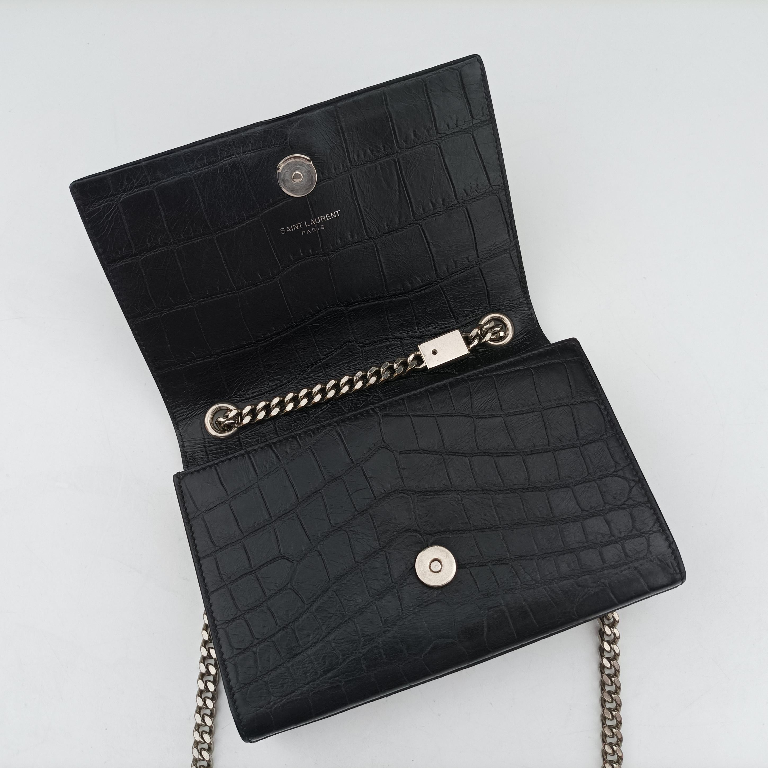 Vintage Yves Saint Laurent KATE Black Leather 354120 shoulderbag | stylenewstar