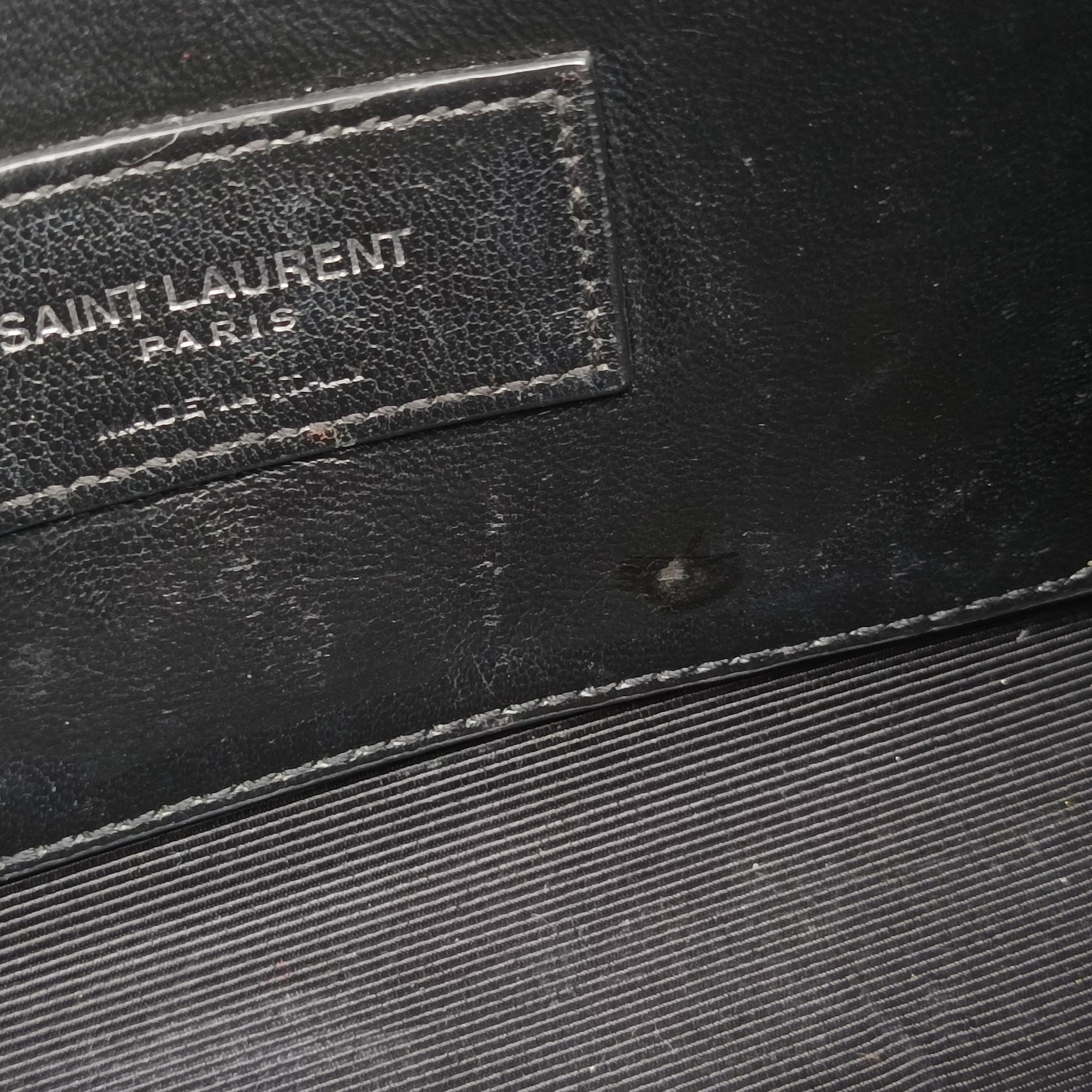 Vintage Yves Saint Laurent KATE Black Leather 354120 shoulderbag | stylenewstar