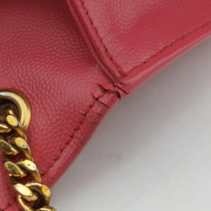 Pre-owned Yves Saint Laurent KATE Pink Caviar Skin 364021 shoulderbag | stylenewstar