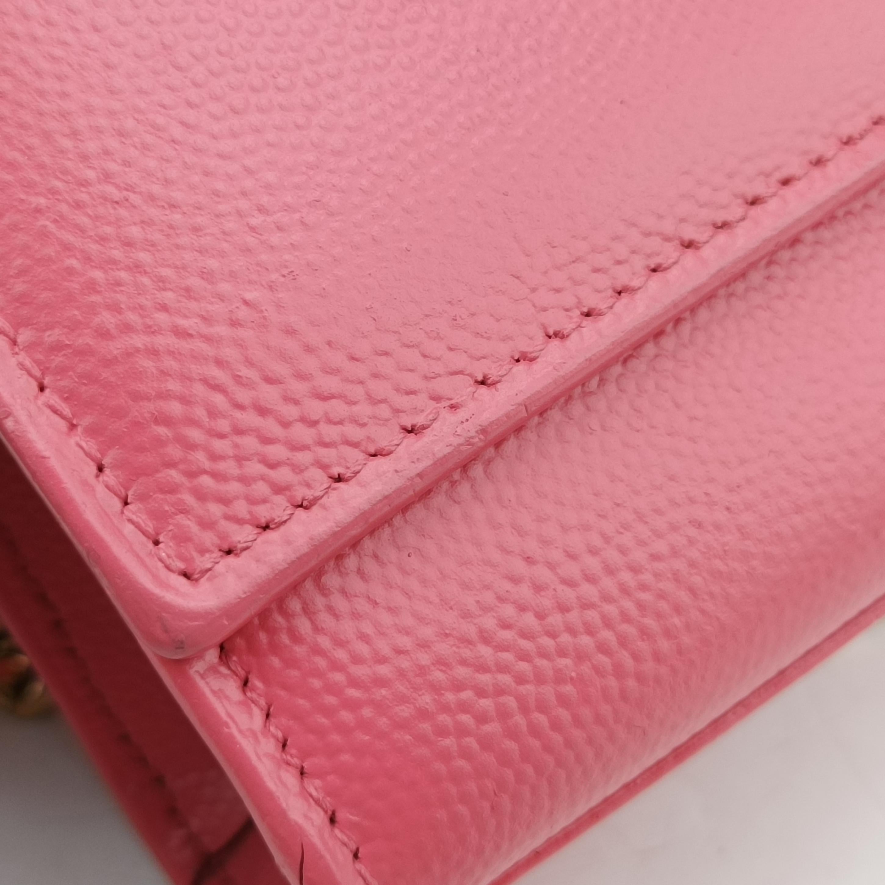 Pre-owned Yves Saint Laurent KATE Pink Caviar Skin 364021 shoulderbag | stylenewstar