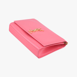 Pre-owned Yves Saint Laurent KATE Pink Caviar Skin 364021 shoulderbag | stylenewstar