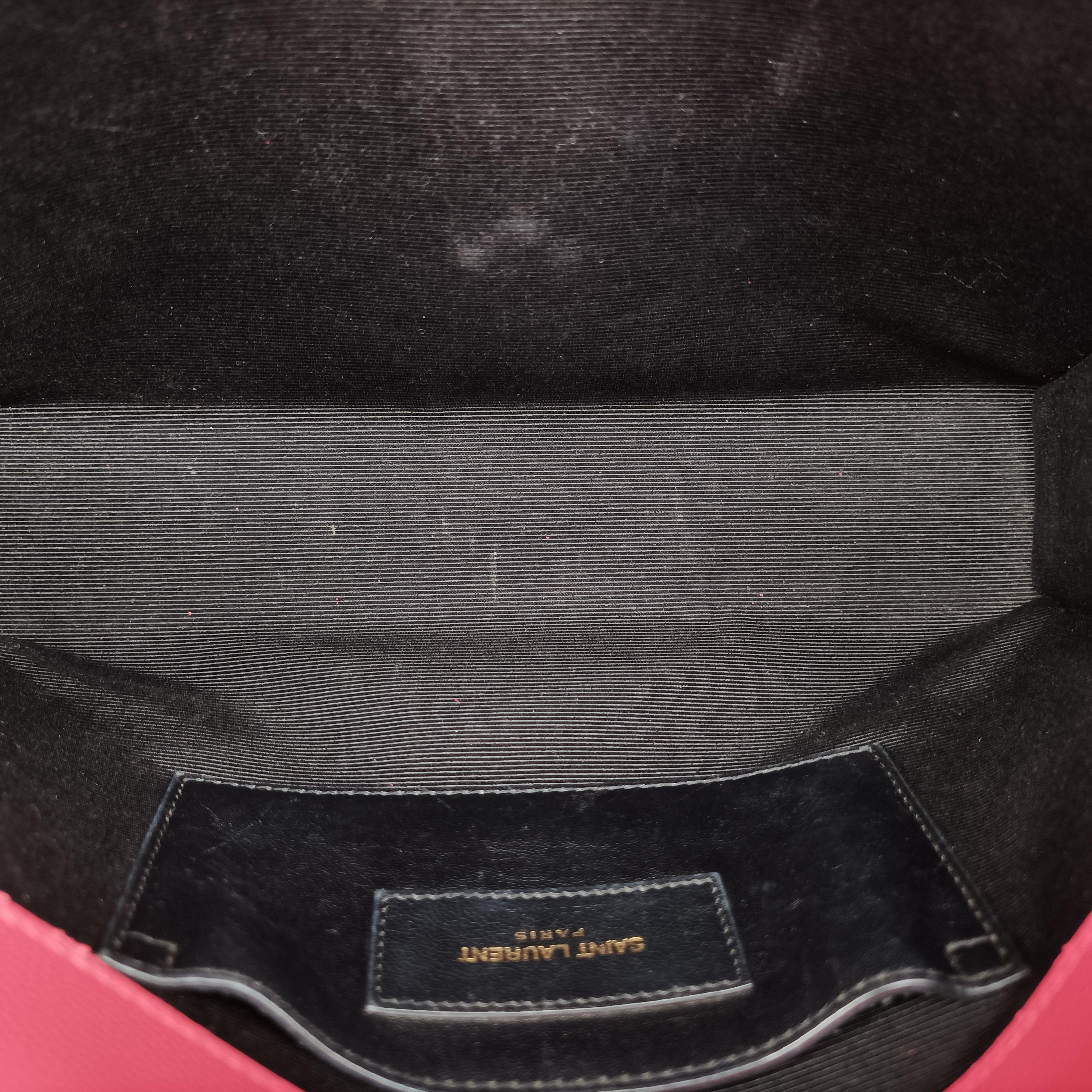 Pre-owned Yves Saint Laurent KATE Pink Caviar Skin 364021 shoulderbag | stylenewstar