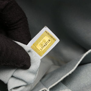 Pre-owned Chanel Mademoiselle Bowling Blue x Light Blue Caviar Leather A67642 handbag | stylenewstar