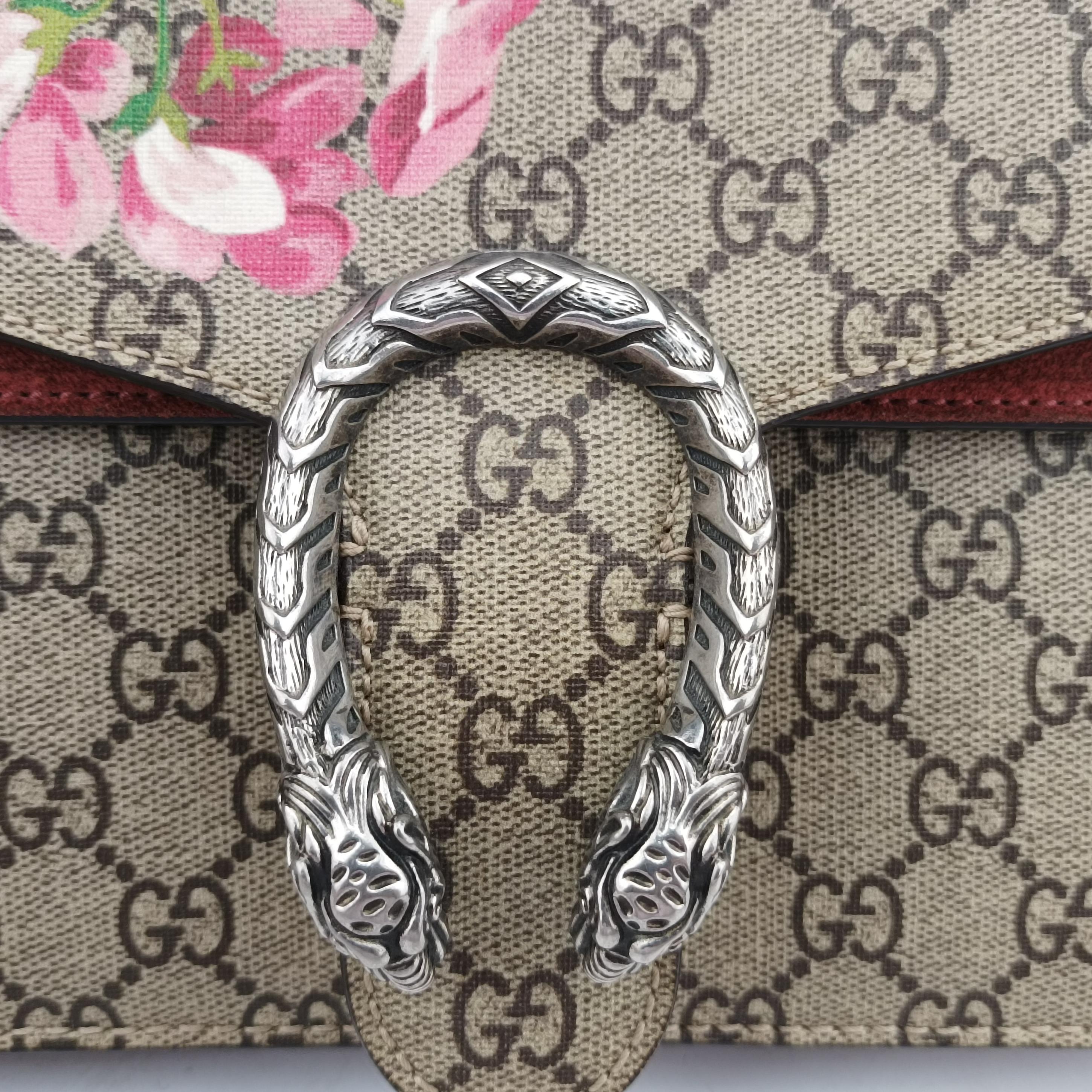 Pre-owned Gucci Dionysus BEIGE×RED×Multicolour PVC coated canvas 400249 shoulderbag | stylenewstar