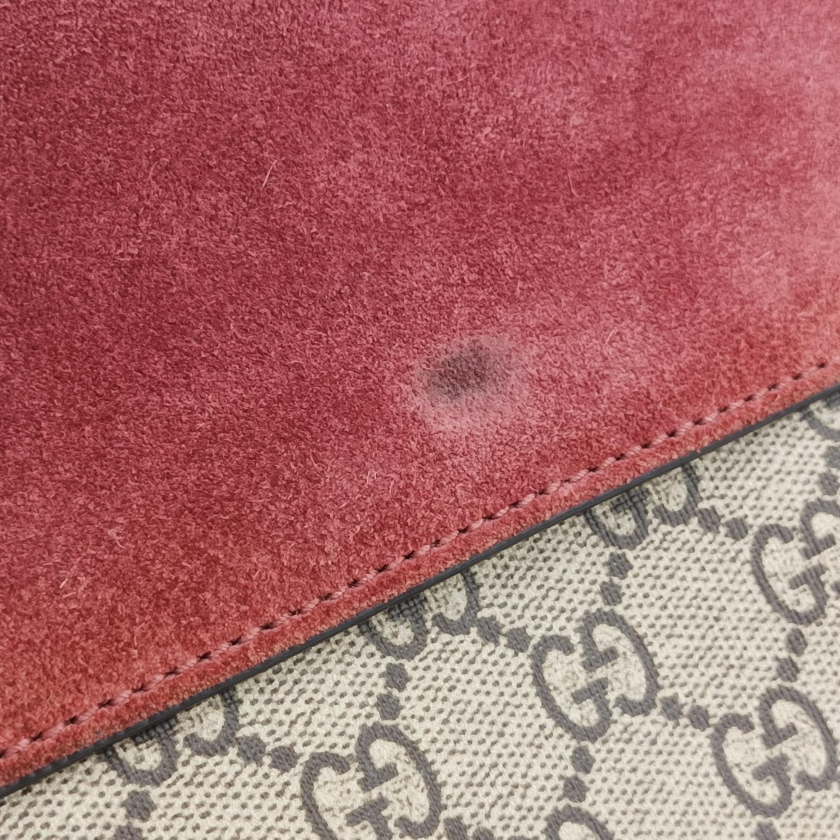 Pre-owned Gucci Dionysus BEIGE×RED×Multicolour PVC coated canvas 400249 shoulderbag | stylenewstar