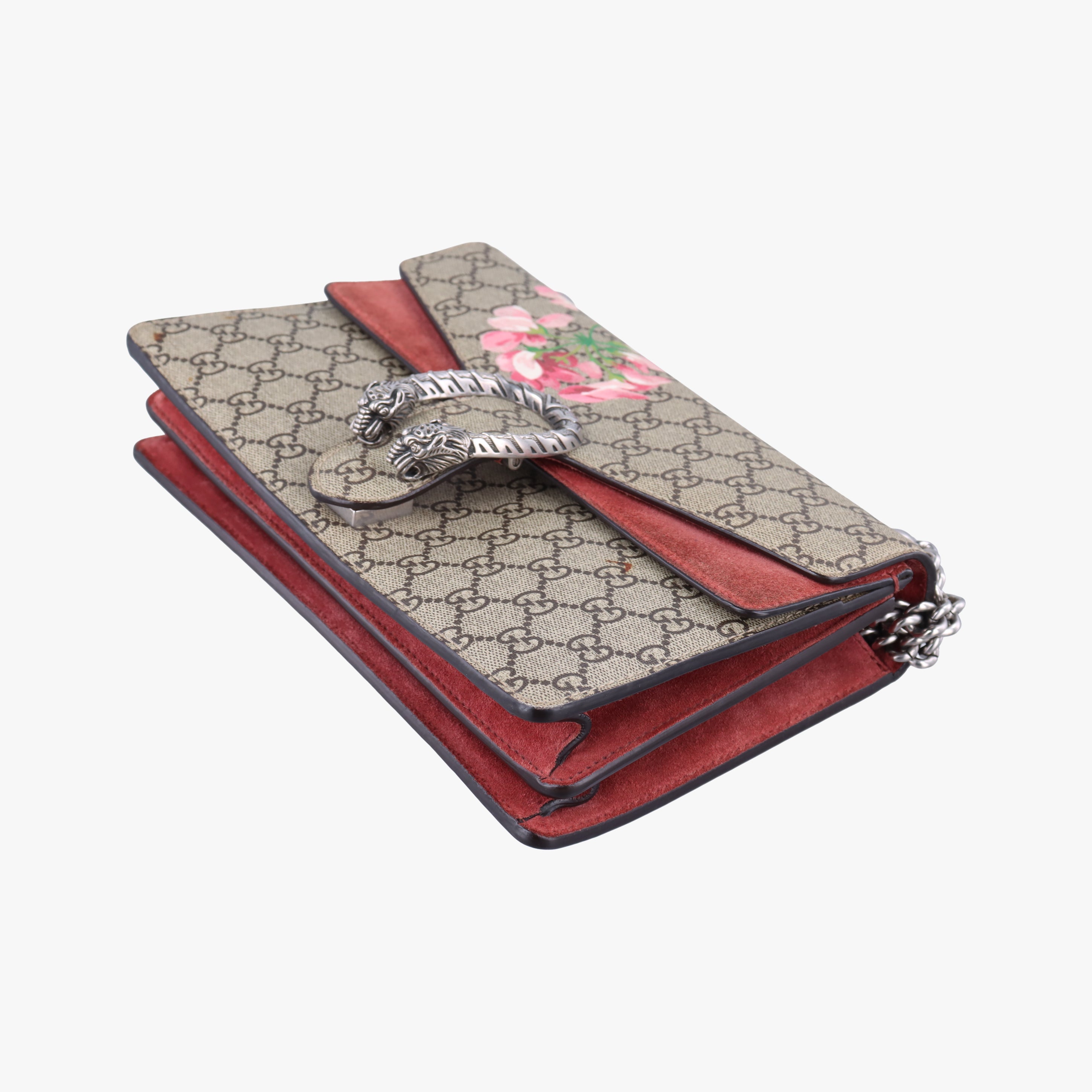 Pre-owned Gucci Dionysus BEIGE×RED×Multicolour PVC coated canvas 400249 shoulderbag | stylenewstar