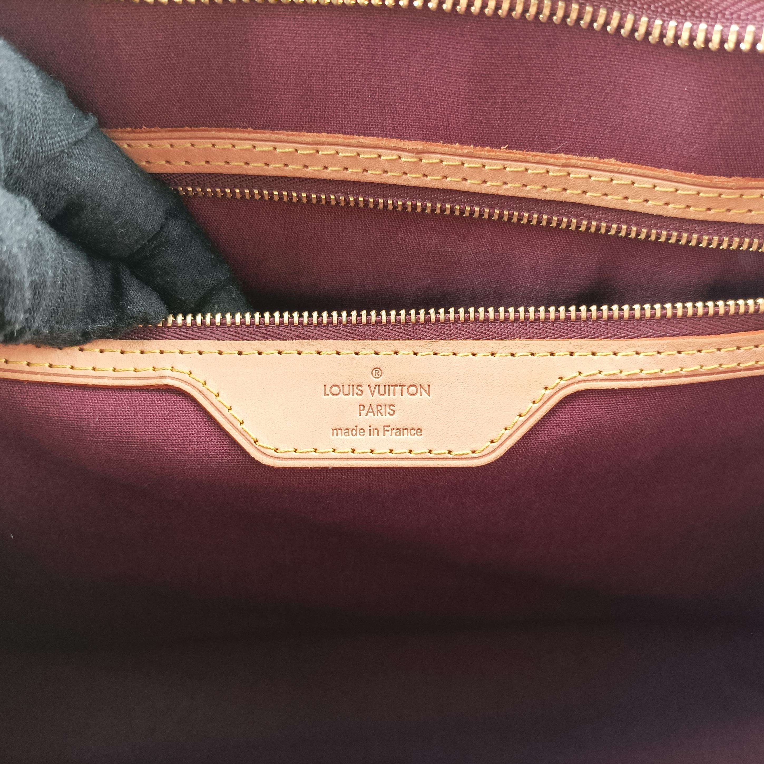 Pre-owned Louis Vuitton Brea MM ROUGE FAUVISTE Vernis M91690 shoulderbag | stylenewstar