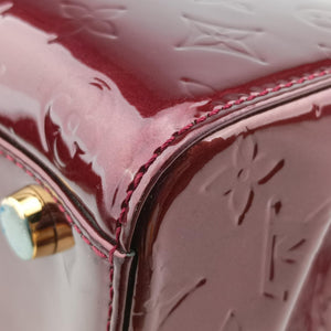 Pre-owned Louis Vuitton Brea MM ROUGE FAUVISTE Vernis M91690 shoulderbag | stylenewstar