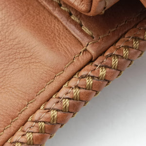 Pre-owned Gucci Marrakech Messenger Brown Canvas 257024 shoulderbag | stylenewstar