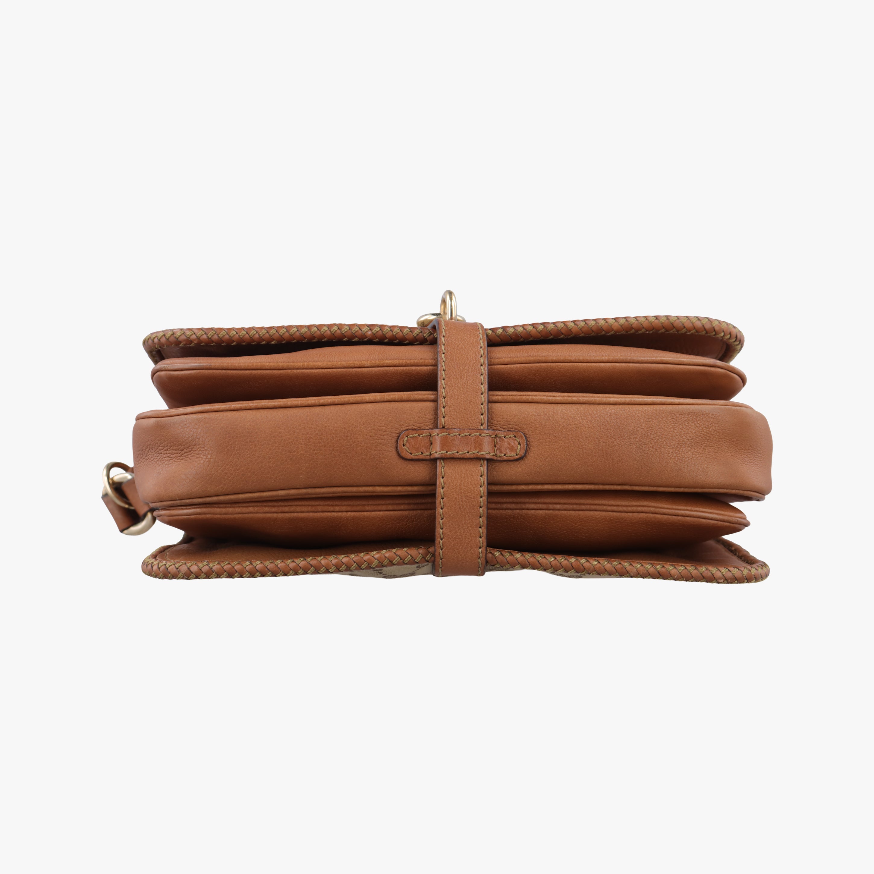 Pre-owned Gucci Marrakech Messenger Brown Canvas 257024 shoulderbag | stylenewstar