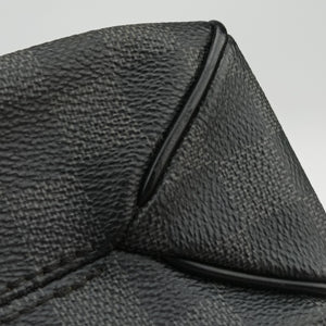 Pre-owned Louis Vuitton DANIEL MM Noir Damier GRAPHITE N58029 shoulderbag | stylenewstar