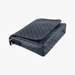 Pre-owned Louis Vuitton DANIEL MM Noir Damier GRAPHITE N58029 shoulderbag | stylenewstar