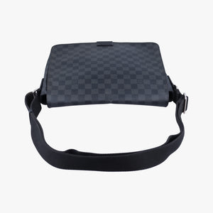 Pre-owned Louis Vuitton DANIEL MM Noir Damier GRAPHITE N58029 shoulderbag | stylenewstar