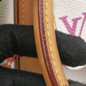 Pre-owned Louis Vuitton PRISCILLA white Monogram Multicolor M40096 handbag | stylenewstar