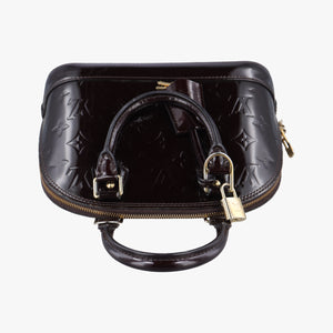 Pre-owned Louis Vuitton Alma BB Amarante Vernis M91678 shoulderbag | stylenewstar