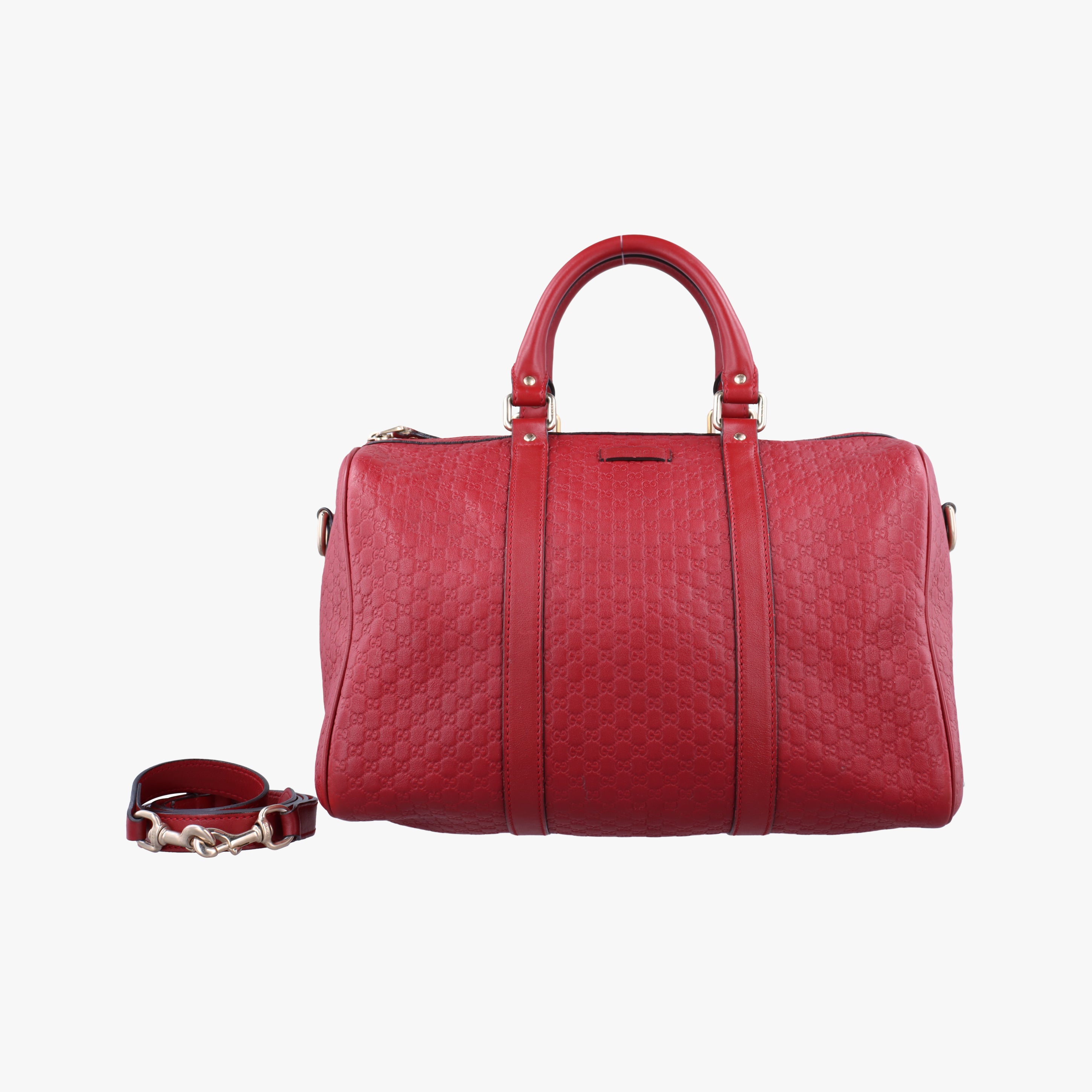 Secondhand Gucci Microguccissima Red Leather 449646 shoulderbag | stylenewstar
