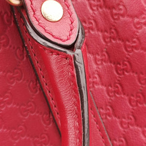 Secondhand Gucci Microguccissima Red Leather 449646 shoulderbag | stylenewstar