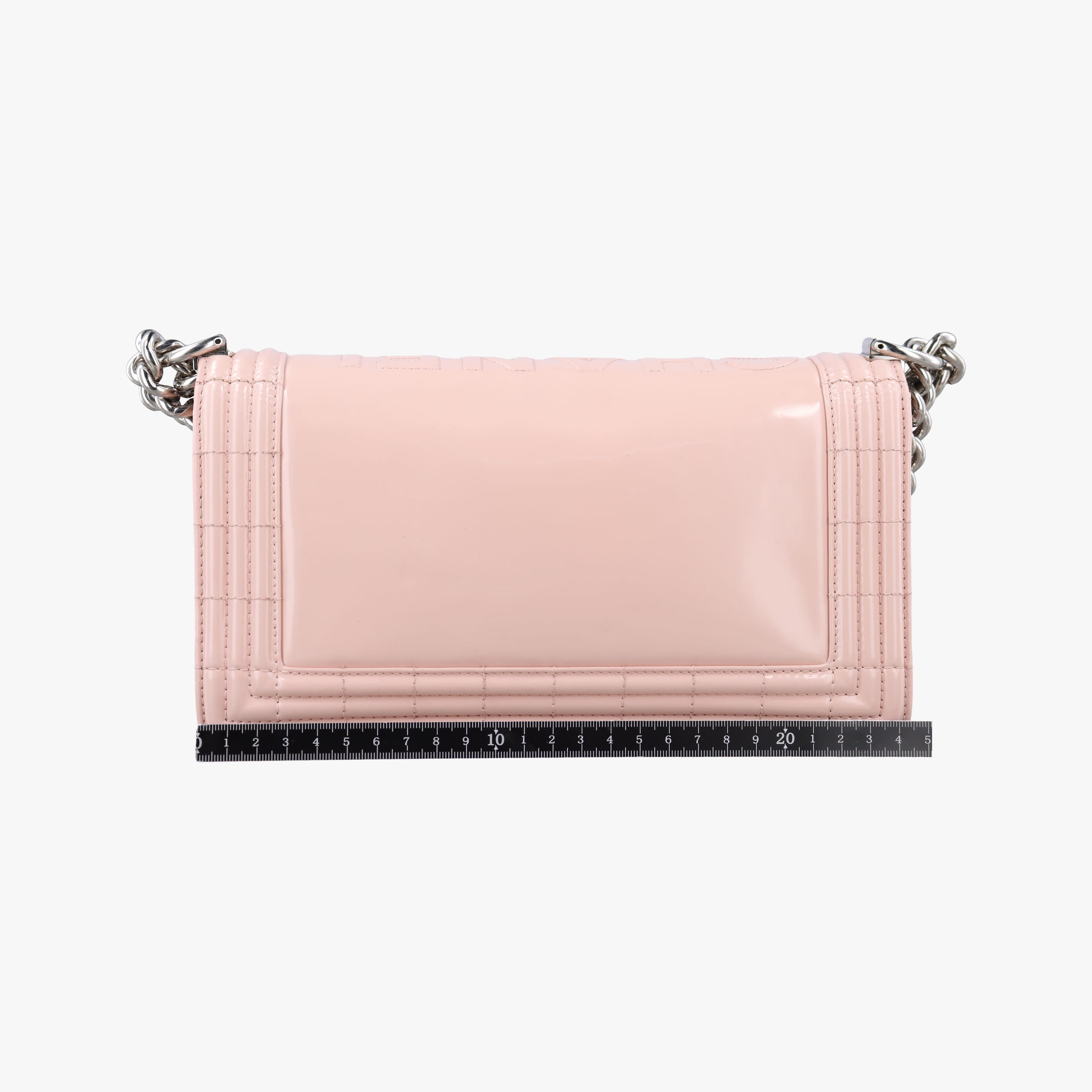 Pre-owned Chanel BOY CHANEL Pink Patent A67018 shoulderbag | stylenewstar